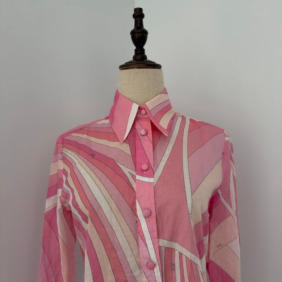 Pucci Cotton Printed Blouse - Picture 5 of 11